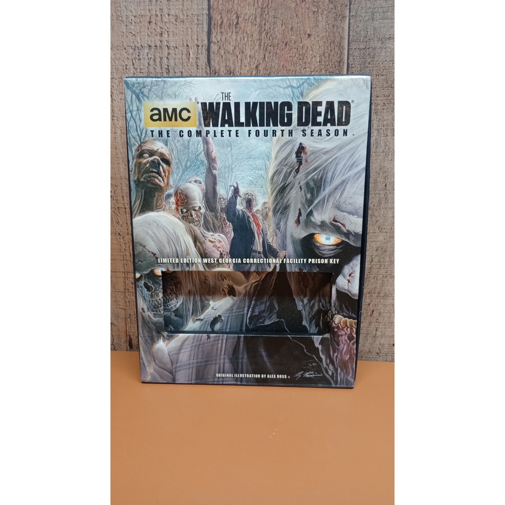 Walking Dead Season 4 DVD 5-Disc Set Alex Ross Limited Edition Missing Key